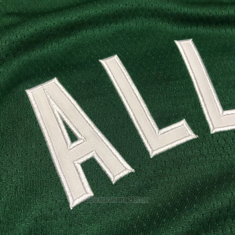 Camiseta Boston Celtics Ray Allen #20 Hardwood Classics Throwback 2007-08 Verde